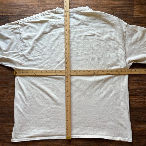 Women's Golden Hour T-Shirt White New York One Size Big Apple Liberty Oversized - Picture 8 of 10